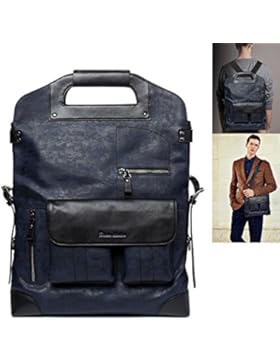 BISON DENIM 3 in 1 Wasserdichter Rucksack Männer Messenger Bags Portable Schultertasche Business Casual Handtasche...