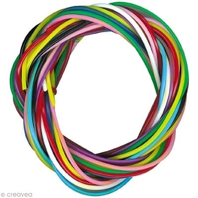 PW International - Sachet de 12 fils scoubidous couleur vives sans Phatalates