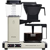 Moccamaster Select Filter Coffee Machine with Glass Pot, 1.25 L Capacity, Off-White, 1520W