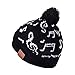 Produktbild Strickmütze Mütze, Winter Mütze Beanie, Wärmer Häkelarbeithut Angenehm Weich Beanie Ski Hüte Mützen Unisex - By Lisbest™ (JR-Schwarz001)