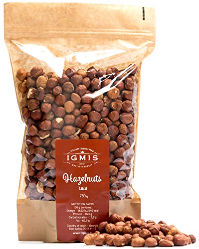 Preisvergleich Produktbild Neue Ernte Igmis Haselnüsse Ganz Roh - 750g - Direkt vom Bauernhof entfernt