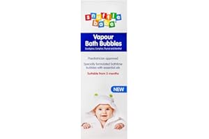 SNUFFLE BABE Snufflebabe Vapour Bath Bubbles Specially Formulated Bathtime Bubbles with Essential Oils, 330ml