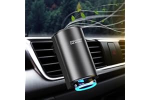 AINID Diffuseur de parfum intelligent pour grille d'aération de voiture avec 3 huiles essentielles pour homme et femme (jacinthe bleue)