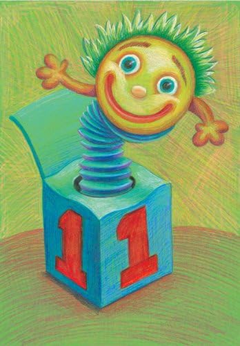 One Jack in the Box - Cute First Birthday Children's Greeting Card. 1st