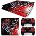 Produktbild 46 North Design Playstation 4 Slim PS4 Folie Skin Sticker Konsole Spider SuperHero aus Vinyl-Folie Aufkleber Und 2 x Controller folie