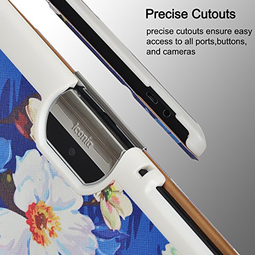 Acer Iconia One 10 B3-A30 Hülle, IVSO Ultra Schlank Superleicht Ständer Slim Leder zubehör Schutzhülle für Acer Iconia One 10 (B3-A30) 25,7 cm (10,1 Zoll HD) Tablet-PC perfekt geeignet (Für Acer Iconia One 10 (B3-A30), Muster-4) - 8