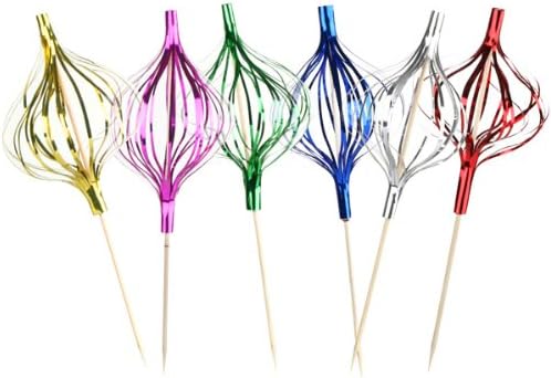 Kogler 02020 6 Pieces Party-Picker Aladin in Bag, Wood, Mixed