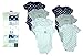 Boys Pack of 7 Short Sleeve PANDA Bear Hugs Bodysuits sizes from Tiny Baby to 24 Months