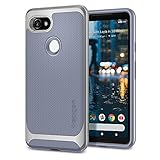 Spigen Coque Google Pixel 2 XL, [Neo Hybrid] Resistant Souple Bumper [Kinda Blue] Coque Etui Housse pour Google Pixel 2 XL (F17CS22282)