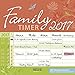Family Timer - Floral 2017: Broschürenkalender mit Ferienterminen by