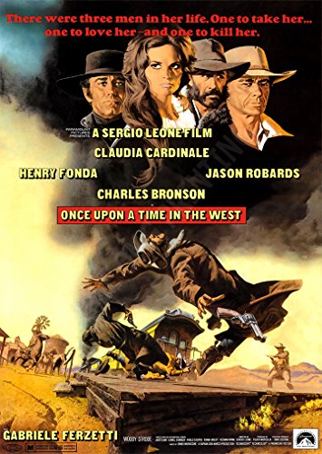 Once Upon A Time In The West Cowboy Western Poster/Print/Picture Satin Photo Paper - A4-210mm x 297mm