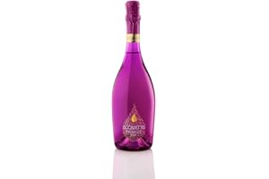 ACCADEMIA BOTTEGA SPA Accademia Prosecco Bottle Rainbow Collection Wine Gift 75cl | Ideal Birthday, Christmas, Anniversary, Celebration, Occasion, Wedding Present - (Purple)