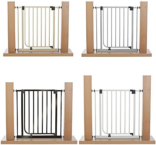 Impag® door and Stairs Safety Barriers in 4 Color 212 cm Safety Barriers to fit Widths from 62 cm | Height 77 cm No Drilling Required | Installation facile| Baby Stair Gate (S), Dogs