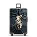 Produktbild Kofferschutzhülle Tier Trolley Case Kofferhülle Elastische Wasserfeste für 18-32 Zoll XL Cowboy Sleeping Cat