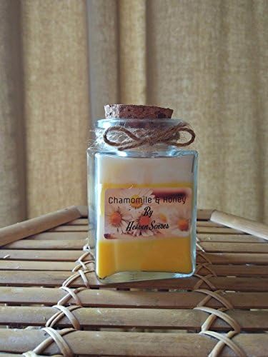Chamomile & Honey, Scented Candle, Aromatherapy, Relaxation candle, by Heaven Senses