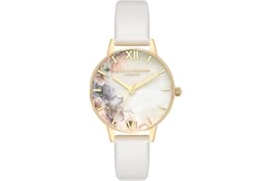 Olivia Burton Damski Ob16Pp45 Zegarek na Rękę, Złoty, Ø 30 mm