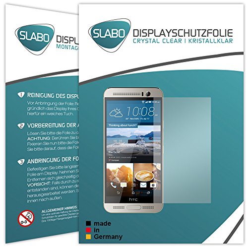 4 x Slabo Displayschutzfolie HTC One M9+ Displayschutz Schutzfolie Folie „Crystal Clear“ unsichtbar MADE IN GERMANY - 2