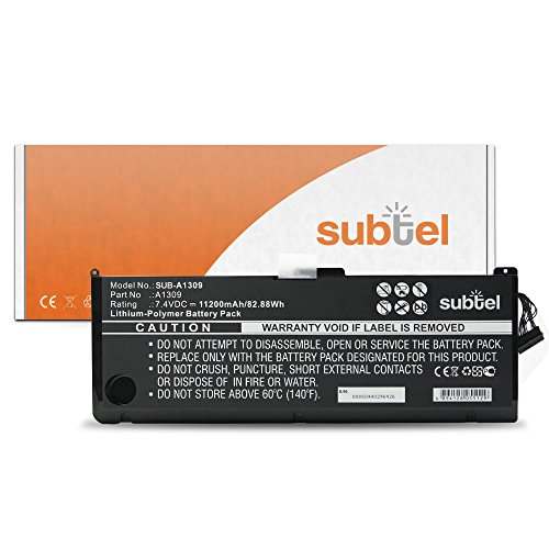 subtel Premium Akku 11200mAh für Apple MacBook Pro 17 - A1297 (2009 / 2010) A1309