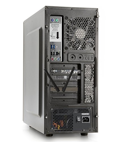 CSL Sprint Vision X6206 inkl. Windows 10 Home – AMD X4 845 APU 4x 3500 MHz, 8 GB RAM, 120GB SSD, 1000 GB HDD, GTX 1050 TI, DVD-RW, USB 3.1, 24″ ASUS LED TFT, CSL Tastatur/Maus - 3