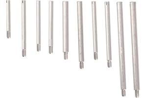 Yosoo Health Gear Uhrenarmbandschrauben, Metall, 10 Größen, Uhrenarmband Verbindungsstifte, Zubehör für Uhrenreparaturwerkzeuge mit Aufbewahrungsbox (100St)