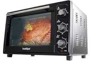 Bastilipo - Horno de sobremesa de 30 litros, convección, 1500W, modelo Verona Black