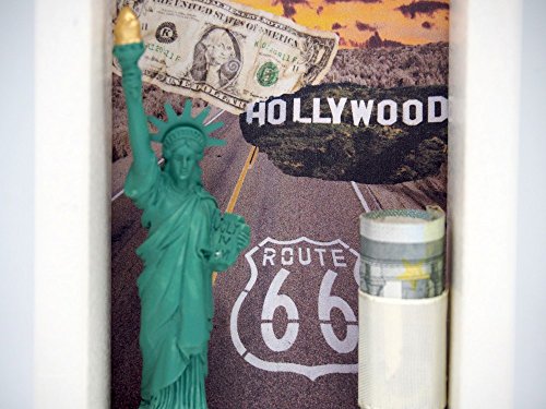 Geldgeschenk Verpackung Geldverpackung Urlaub Reise USA Amerika - 7