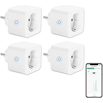 ANTELA Relè Interrutore Smart con Misurazione di Consumo, 2 Via 10A Interruttore Intelligente, Wi-Fi e Bluetooth, Compatibile con Alexa e Google Home, Telecomando, 2.4Ghz