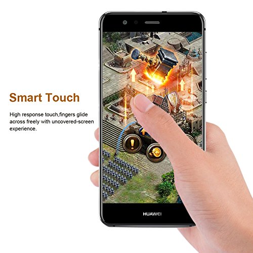 [2 Stück] Huawei P10 Lite Panzerglas Schutzfolie,BtDuck HD Ultra Klar Transparent 9H Härtegrad [Kratzfest][Hohe Transparenz] [Fingerabdruck-frei][Blasenfrei] [Anti- Fingerabdrücke] Panzerglasfolie folie Displayschutzfolie Hartglas Gehärtetem Glas DisplayPanzerglas Schutzfolie Displayschutz für Huawei P10 Lite - 3