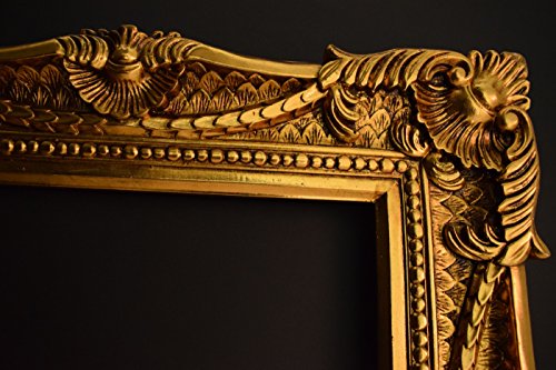 Barock Bilderrahmen Gold 60×70/ 40×50 cm (Antik) Im Retro-Vintage look durch Handarbeit hergestellt für Künstler - 4