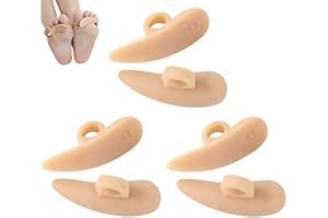 JJiaoLinin Coussinets D'orteils en Marteau, 3 Paires Coussinets Correcteurs D'orteils Coussinets en Gel Coussinets Correcteurs pour Bouclés, Courbes, Griffes et Maillet pour Soulager Les Orteils