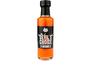 ‎FIRELAND FOODS Fireland Foods - Devils Choice Hot-Sauce - Chilisauce mit Habanero Chili und Mango - Fruchtiger Geschmack kombiniert mit feuriger Schärfe - 100ml