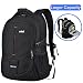 Produktbild Mixi Tear/Wasser beständig Laptop Rucksack Schule arbeiten Business Reisetasche mit Dual Laptop Fächer, passend für die meisten 39,6 cm MacBook Computer und Tablets schwarz schwarz 20"