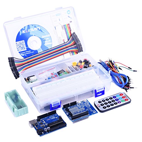 Kuman M  s Completo y Avanzado de Arduino Mega Starter Kit para Arduino Uno R3 con Gu  as Tutorial Detallada  MEGA2560  Mega328 5V Motor Paso a Paso  Kit Arduino con Placa