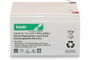 GENERIC LUCAS STRIDENT Equivalent 12V-12AH RECHARGEABLE MOBILITY SCOOTER BATTERY 1 YEAR WARRANTY
