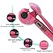 Hann® Hair Curler,LCD Pro Salon Automatic Hair Curling Curler Ceramic Roller Wave Machine Styler (UK Plug) (LED Pro Automatic-curler, Pink)