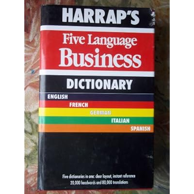 Harrap S Five Language Business Dictionary Pdf Download Sinclair