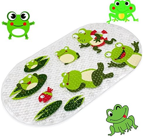 Anlass kids cartoon non-slip mats, mildew-resistant non-slip mats for children. Frog