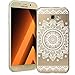 Produktbild Conie MC28752 Mandala Case Kompatibel mit Samsung Galaxy A5 2017 (A520), Orient TPU Hülle mit HD Muster Silikon Schutzhülle für Galaxy A5 2017 (A520) Bumper Henna Motiv Weiss