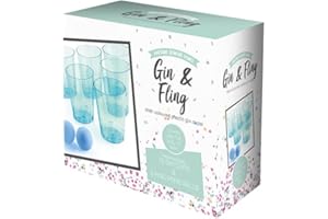 CARIBOU LIVING Fun Drinking Party Game Ping Pong Fling Toss Bubble Bounce