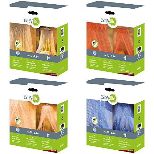 Moskitonetz SAHARA 12,5×2,5m Betthimmel Baldachin Mückennetz Fliegengitter - 5