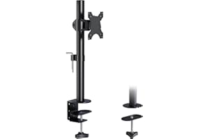 BONTEC Monitor Halterung, Tischhalterung Für 13-34 Zoll Bildschirme, Voll Beweglicher, Ergonomisches Design, Höhenverstellung, Für Gaming & Bürogebrauch, Unterstützt bis zu 10kg,VESA 75/100 Kompatibel