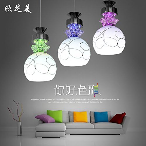 Lzonv Led Modern Living Room With Stylish Glass Bedroom Pendant Lights/ Chandeliers/ Ceiling Lights ,80303 Head Plate