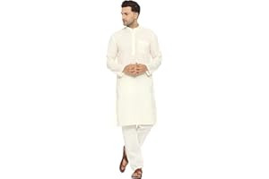 ITOS365 Kurta-Pyjama-Set für Herren, Baumwollmischung, Party, Mode, reguläre ethinische Kleidung, indisches Kleid, Geschenk für Männer