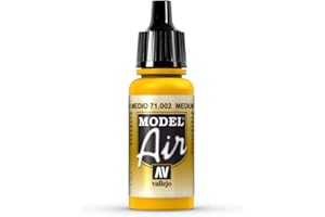 Vallejo Model Air 71002 Medium Yellow (17ml)