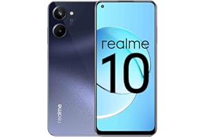 realme 10-8+128GB smartfon, wyświetlacz Super AMOLED 90 Hz z kolorowym aparatem AI 50MP, Procesor Helio G99, mocna bateria 500 mAh, ładowarka SuperVOOC 33 W, Rush Black