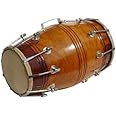 Hii Choice Musical Wood Dholak Indian Folk Musical Instrument Drum Nuts N Bolt