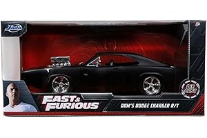 Jada Toys Fast & Furious 1/24 1970 Dodge Charger Matt Black métal
