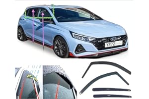 AC WOW 4 deflectores de viento para Hyundai i20 2020 2021 2022 2023 2024 2025 2026