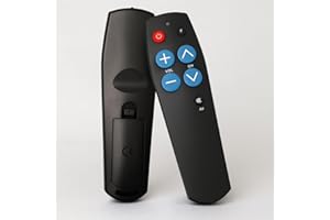 TUWONWA Telecommande Universelle Senior,Télécommande TV Universelle à Gros Boutons pour Seniors et Malvoyants,TV Infrarouge Simple à Utiliser,Basique pour Personnes Âgées et Démence pour Cadeaux pour Lea déme
