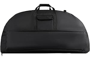 Ruiqas Bolsa de transporte de arco compuesto de múltiples bolsillos con bolsillo de flecha para caza